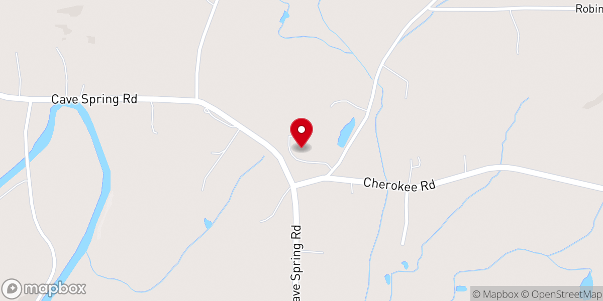 Map showing location of Kresge Methodist Church