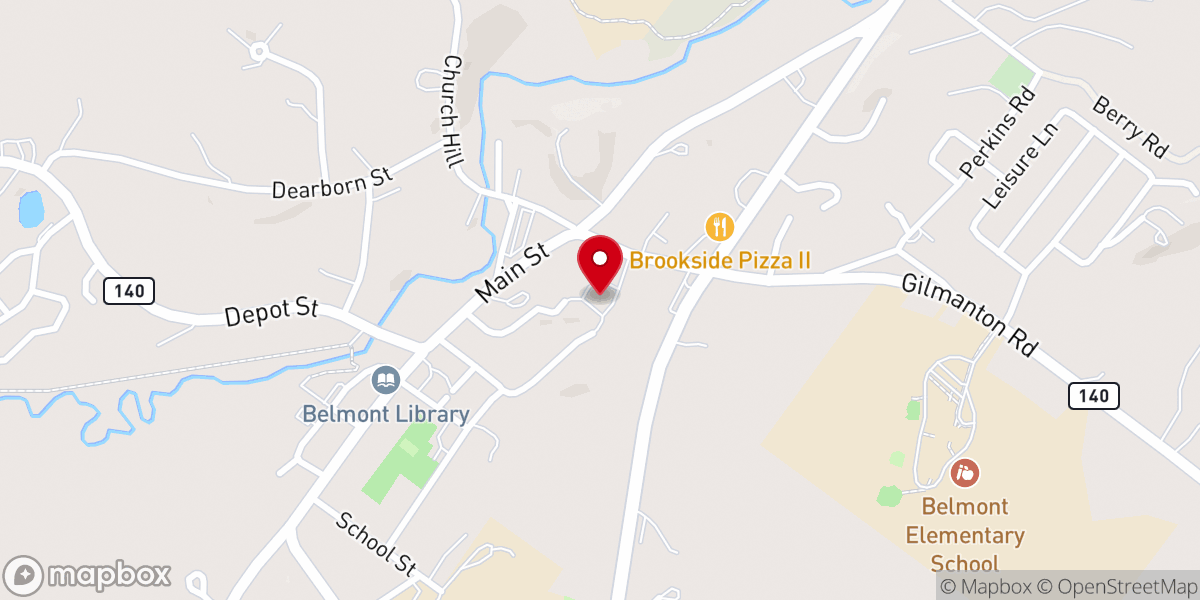 Map showing location of St Joseph Rectory Parish Hall