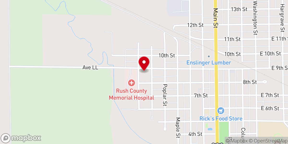 Map showing location of La Crosse Independent Baptist Church