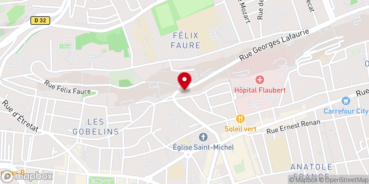 Map showing location of Chapelle Saint-Michel d'Ingouville