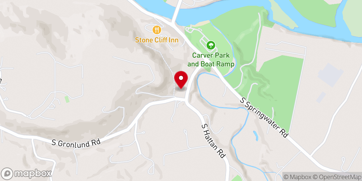 Map showing location of Baker Cabin Site-Pioneer Church