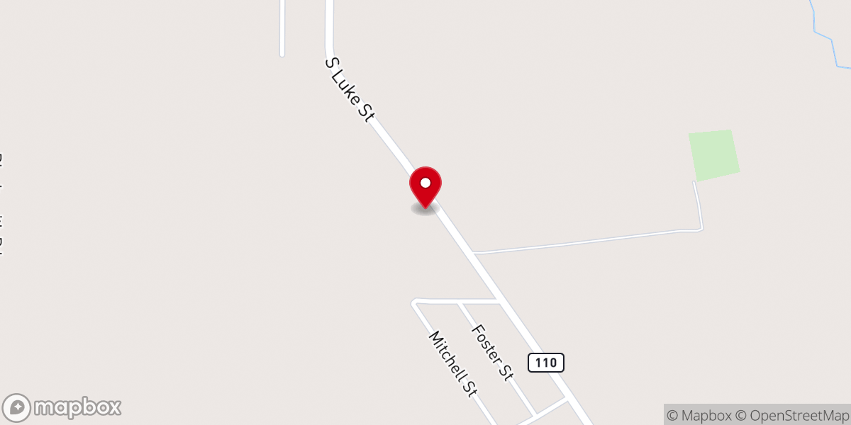 Map showing location of Zion Hope Baptist Church - Food Distribution Center