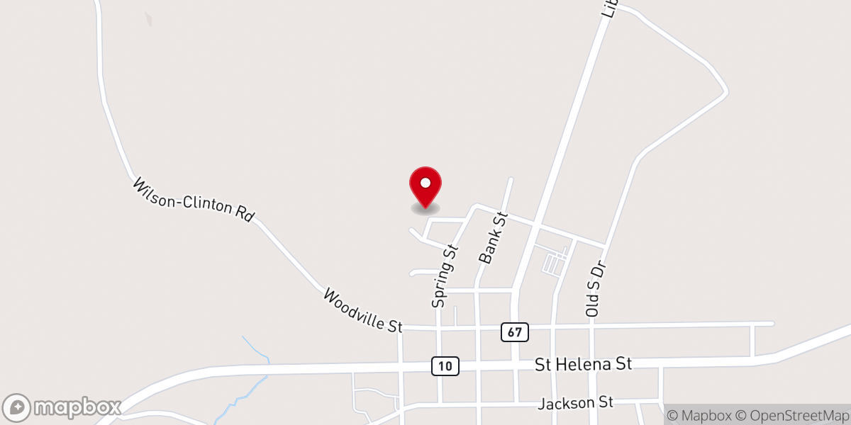 Map showing location of Mt Zion United Methodist Church