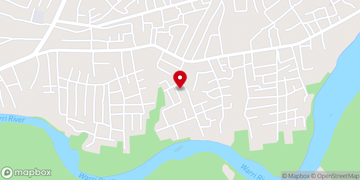 Map showing location of Nativity Catholic Church