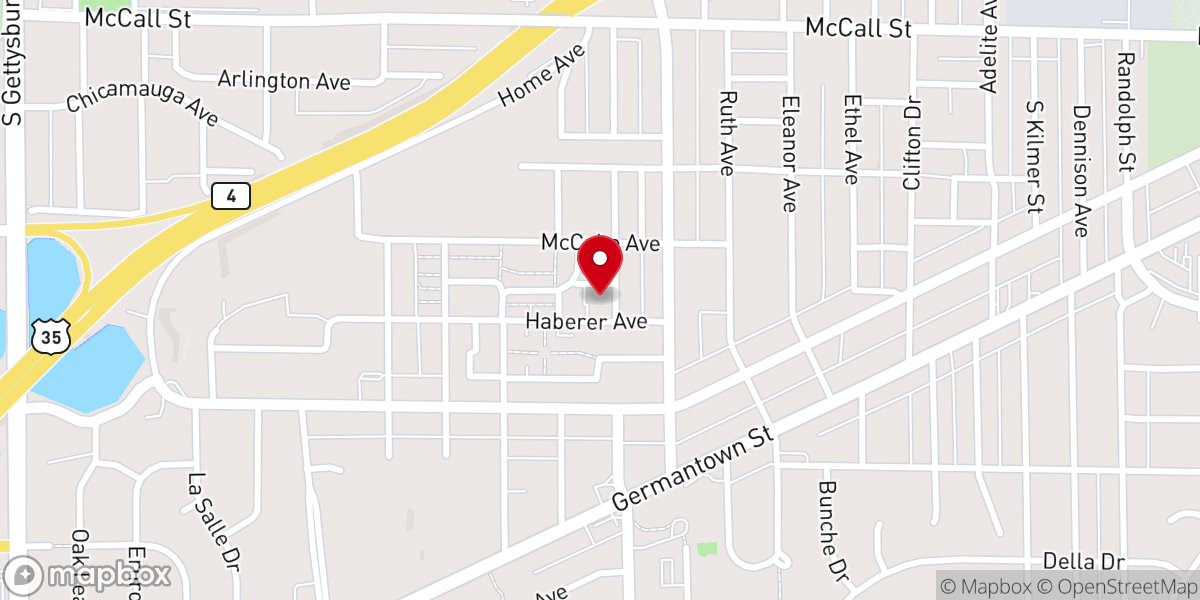 Map showing location of Little Rock Missionary Baptist Church