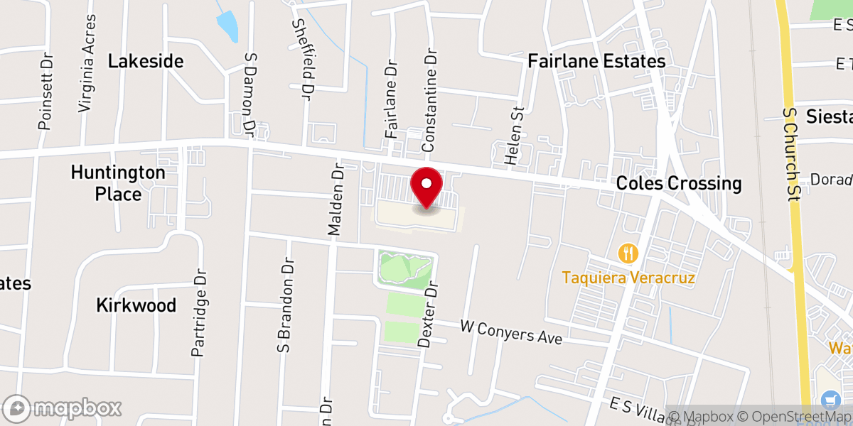 Map showing location of Radiate Church - Florence Campus