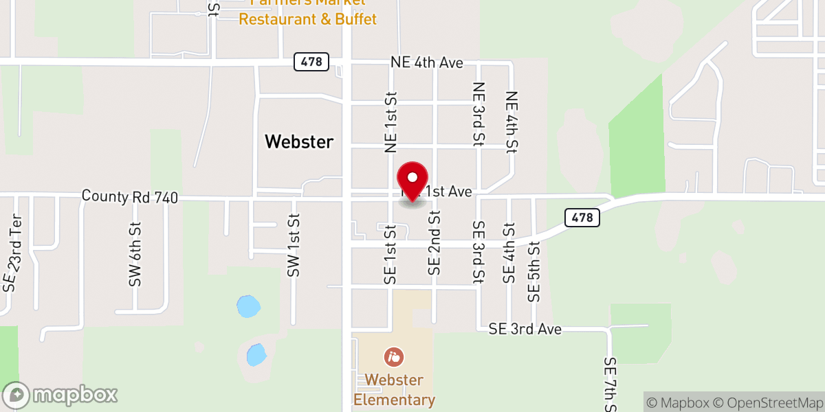 Map showing location of Bread of Life Apostolic Ministries Intl.