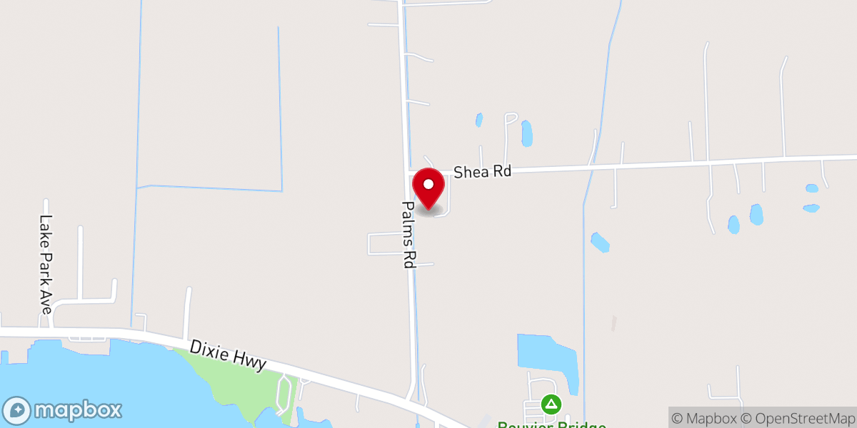 Map showing location of Christian Fellowship Church