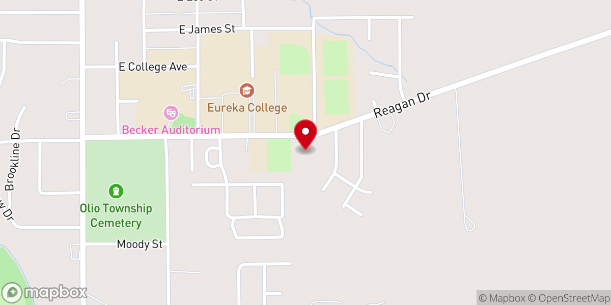 Map showing location of Our Redeemer Lutheran Church