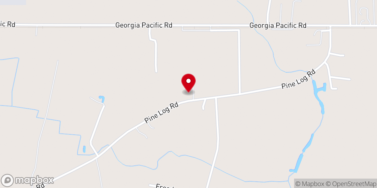 Map showing location of Mishop Springs United Methodist