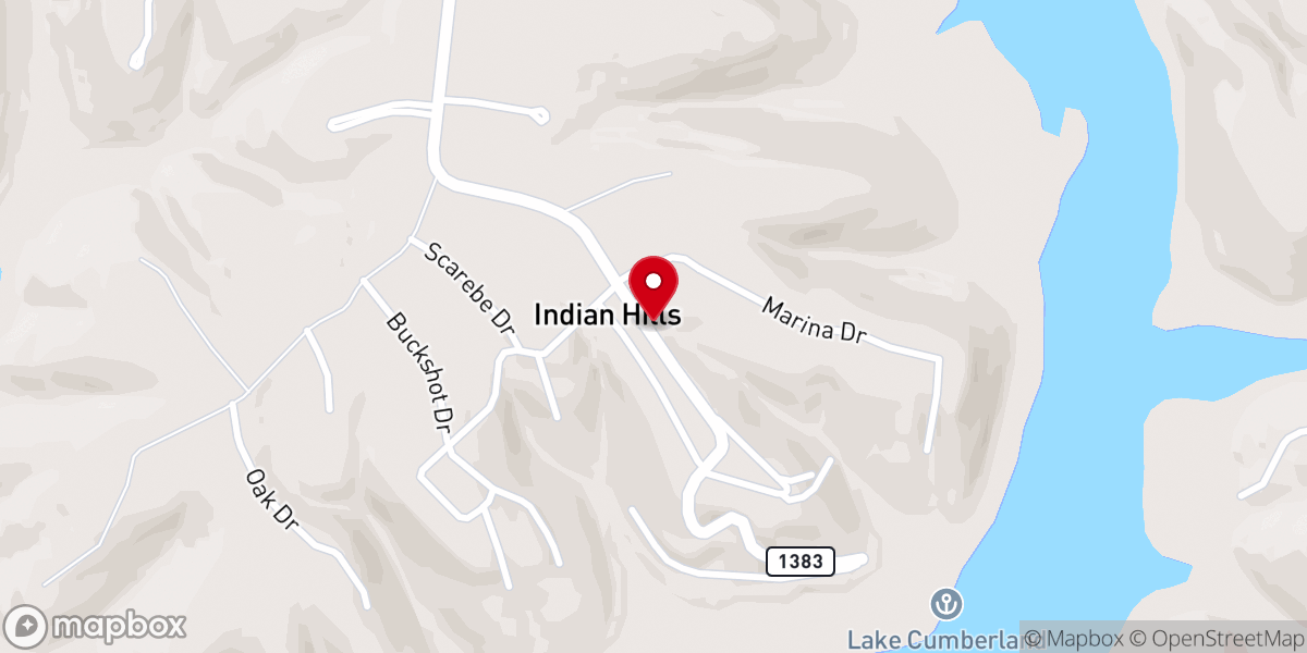 Map showing location of Indian Hills Missionary
