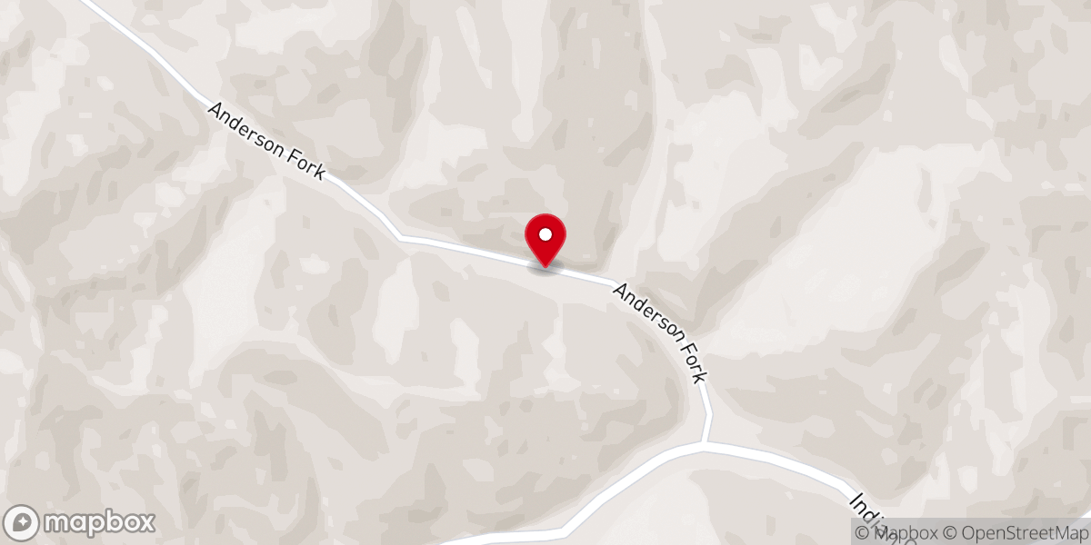 Map showing location of Virgie Church of Christ