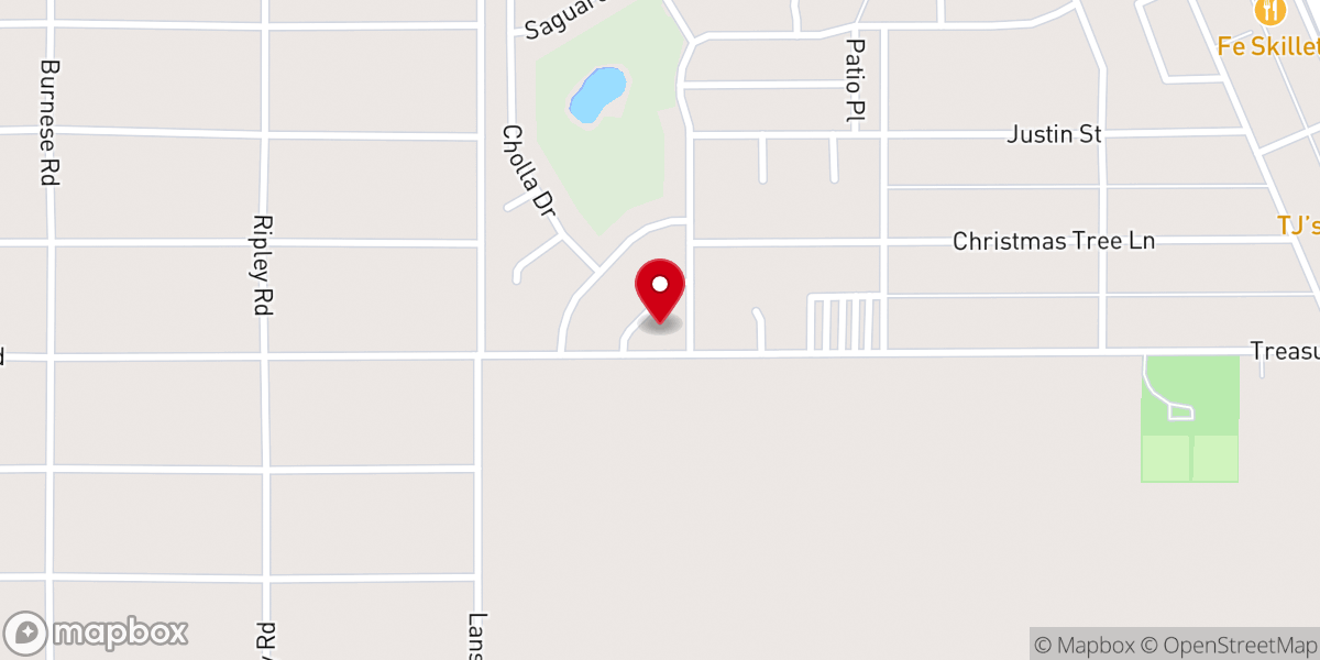 Map showing location of Church At Sunsites