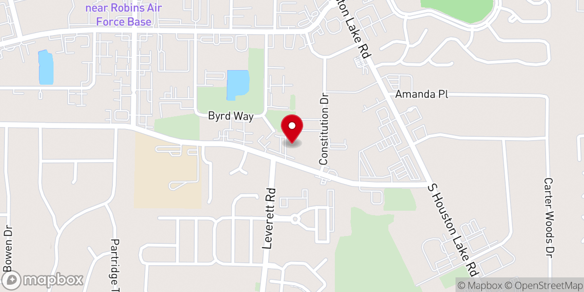 Map showing location of Rainbow House Children's Resource Center