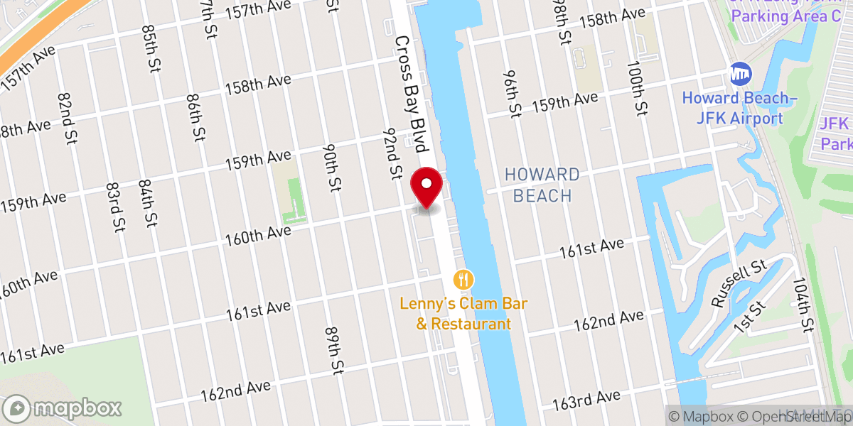 Map showing location of Friends Christian Church