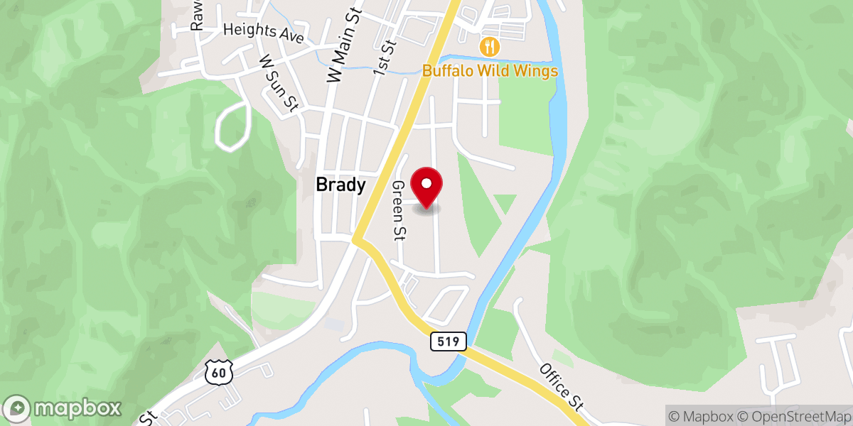 Map showing location of Grace Fellowship