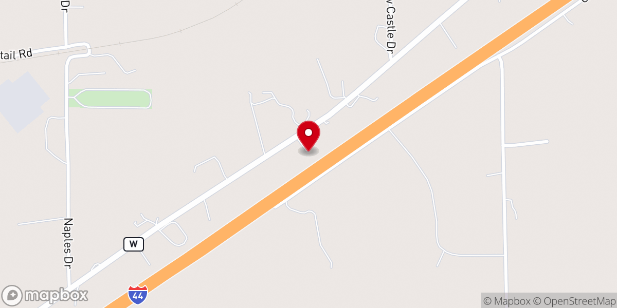 Map showing location of Phillipsburg Church