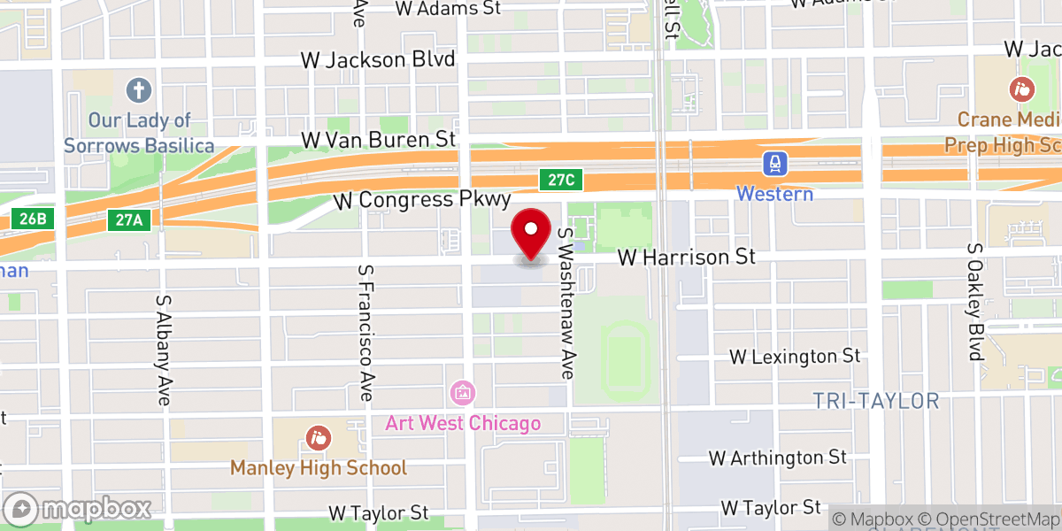 Map showing location of Holy Nazarene Rescue Mission