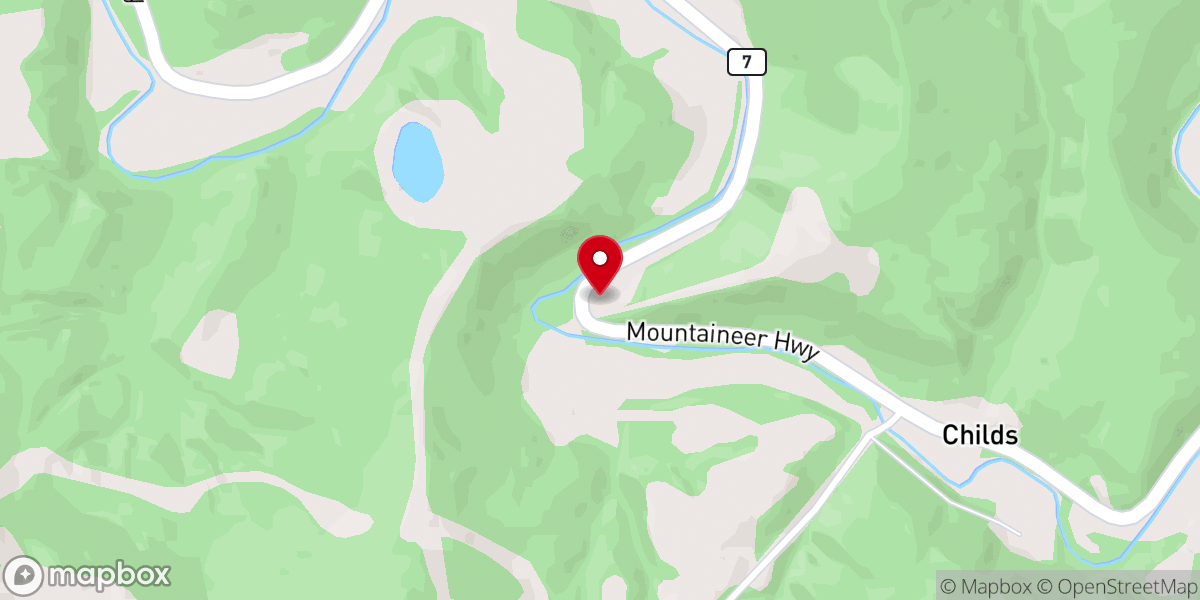 Map showing location of Laurel Point Methodist Church