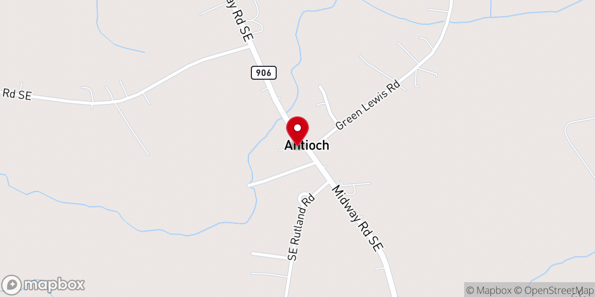 Map showing location of Rutland Chapel