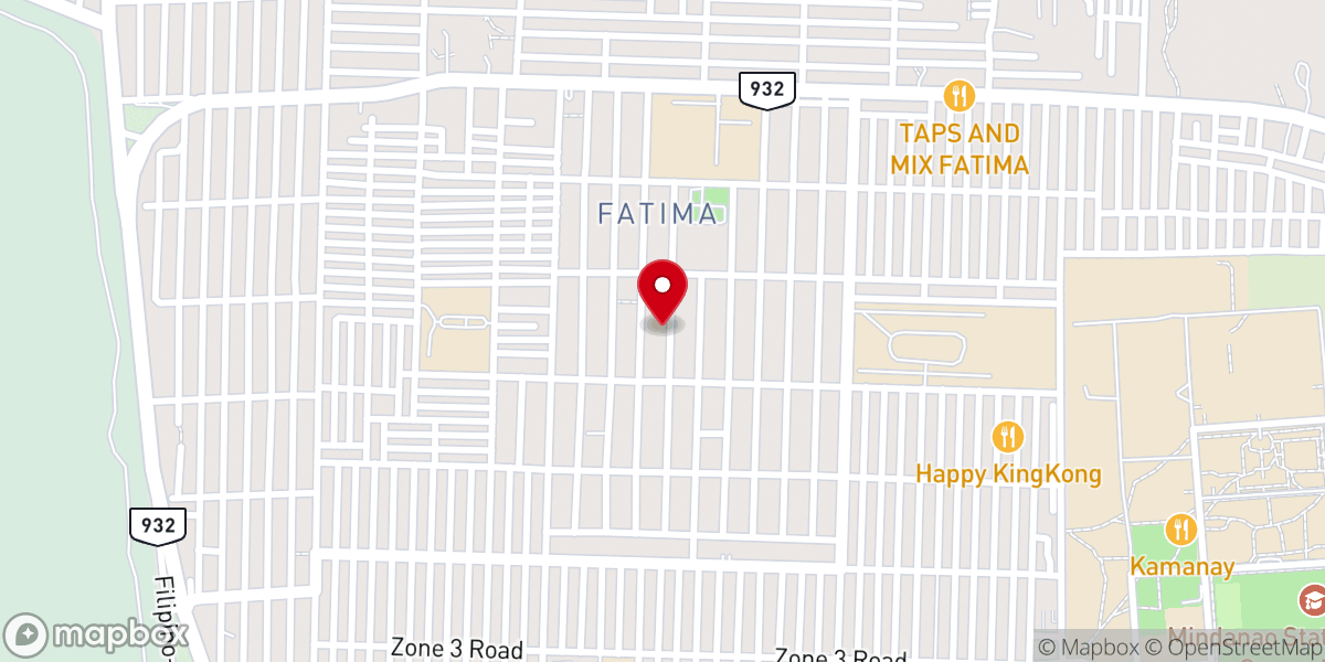 Map showing location of United Pentecostal Church - Pentecostals of Fatima (POF) General Santos City