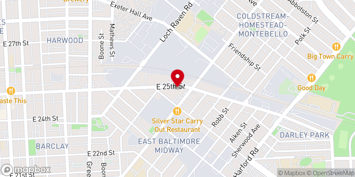 Map showing location of Faith Deliverance Revival Center