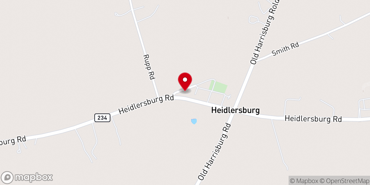 Map showing location of Brethren United Church