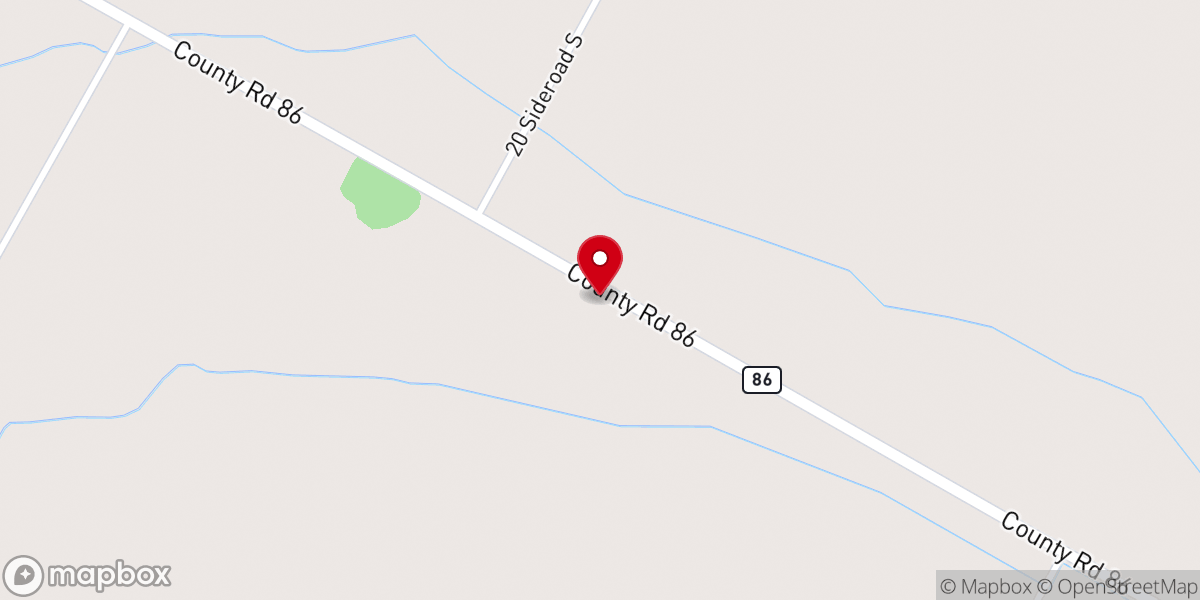 Map showing location of Previously the Free Presbyterian Church of Ontario, at Lochalsh