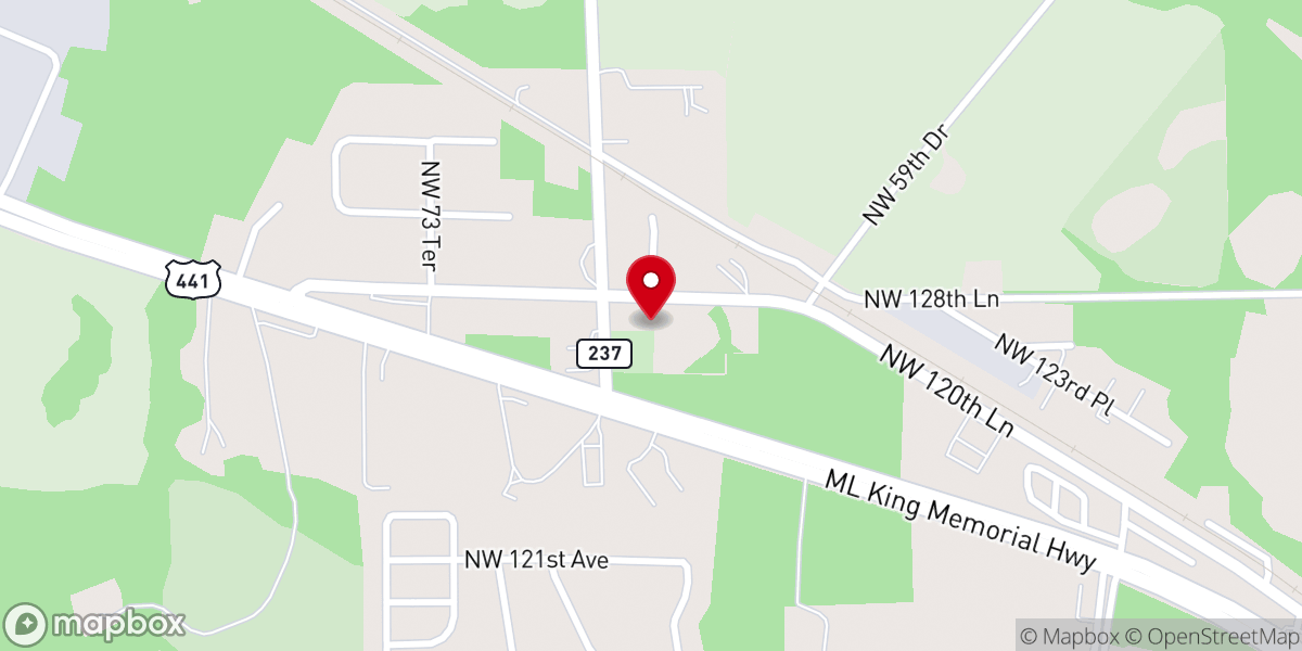 Map showing location of Hague Methodist Church