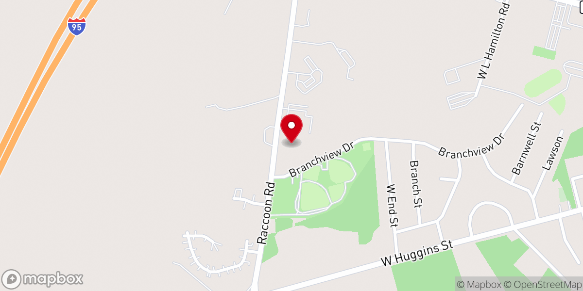 Map showing location of The Faith Center
