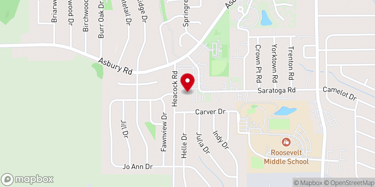 Map showing location of Anchor Community Church