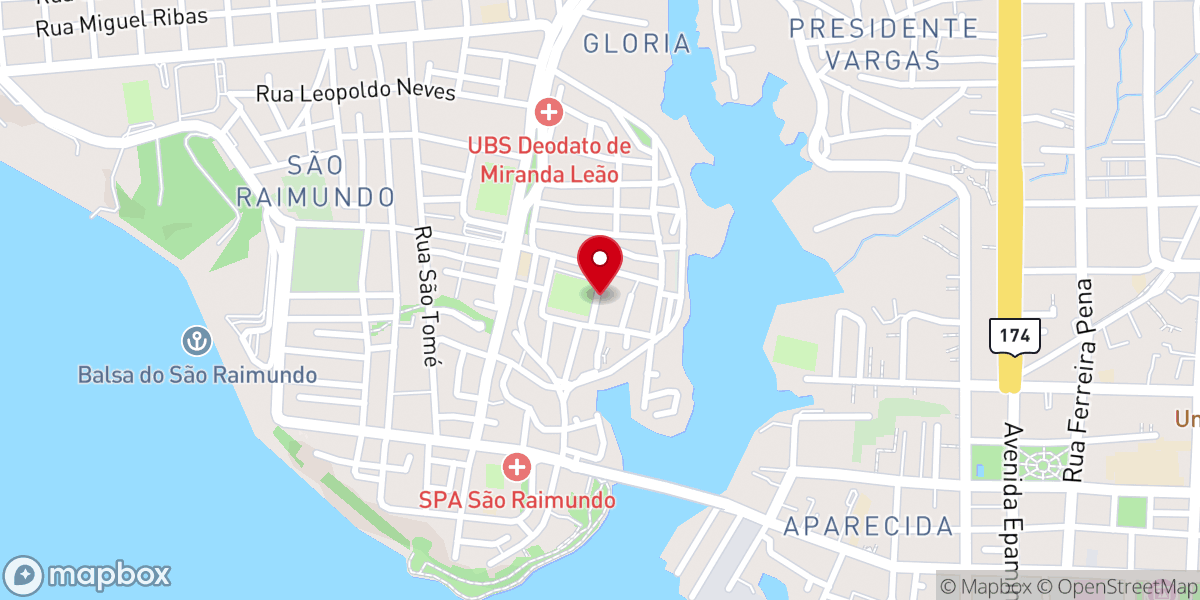 Map showing location of Sede Ieadbam Igreja Assembleia De Deus