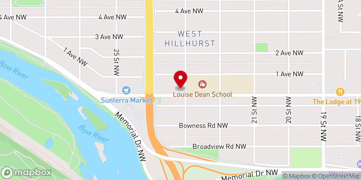 Map showing location of Commons Church