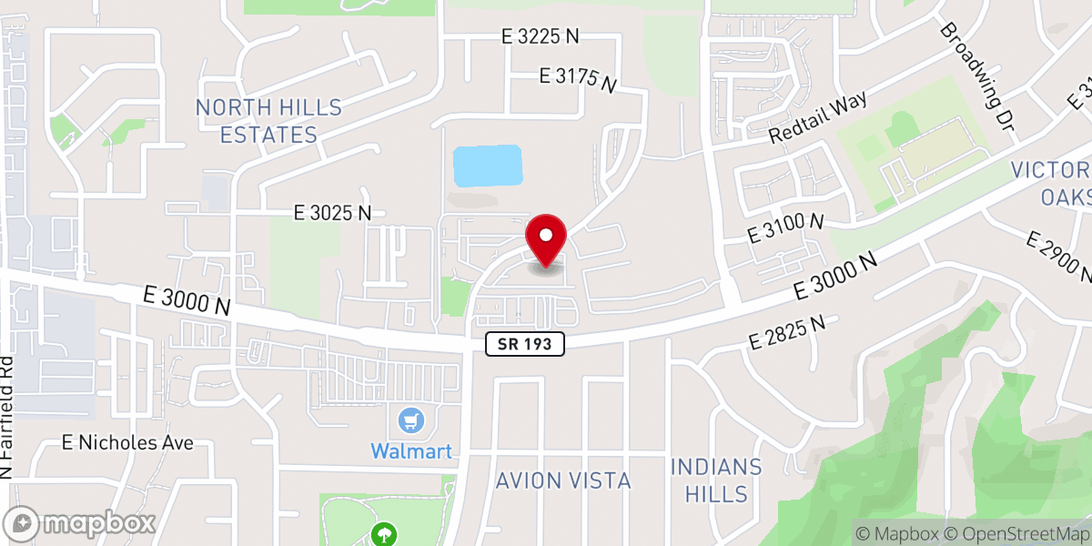 Map showing location of Layton Family Medicine