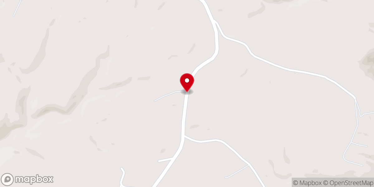 Map showing location of Concord Church