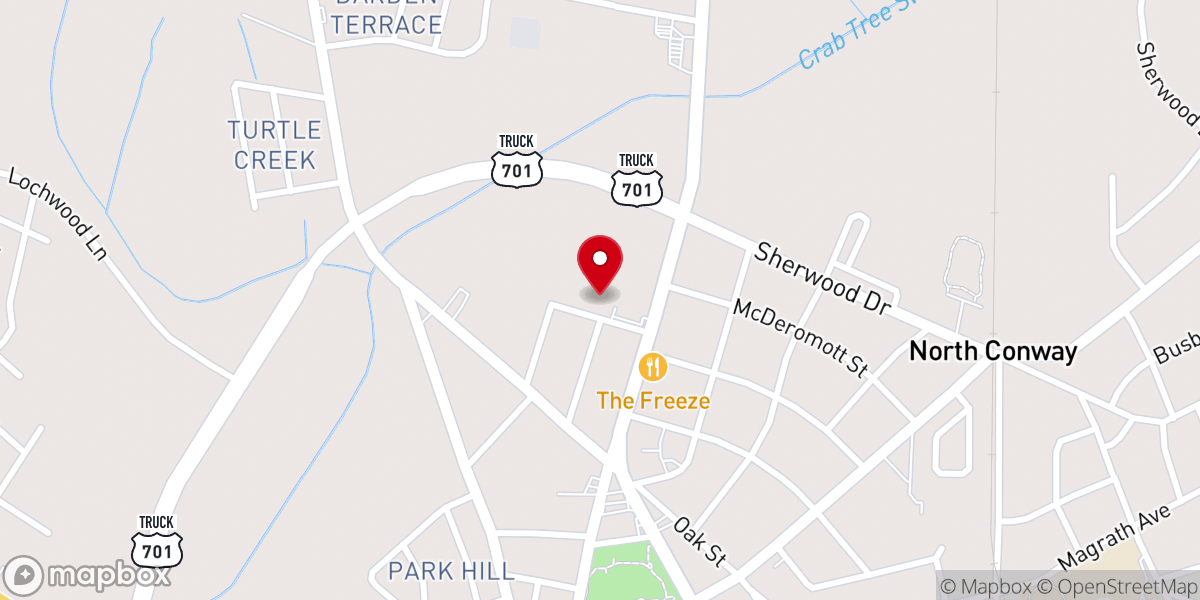 Map showing location of Church of God