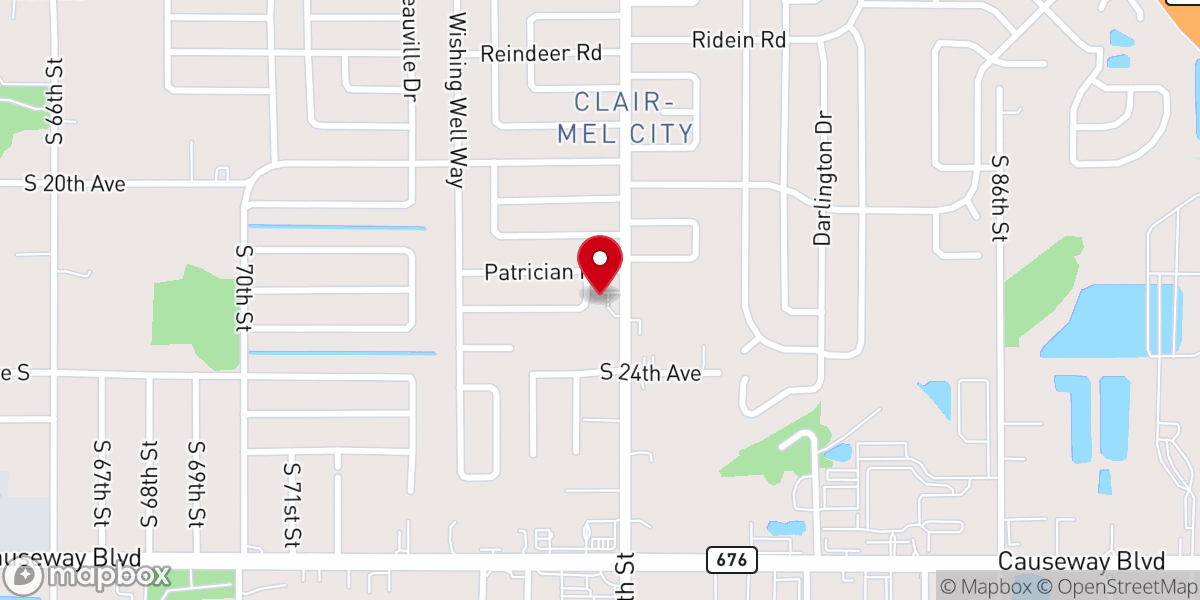 Map showing location of El Bethel Church