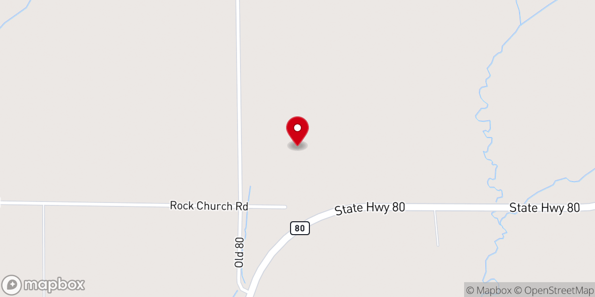 Map showing location of Rock Church Construction