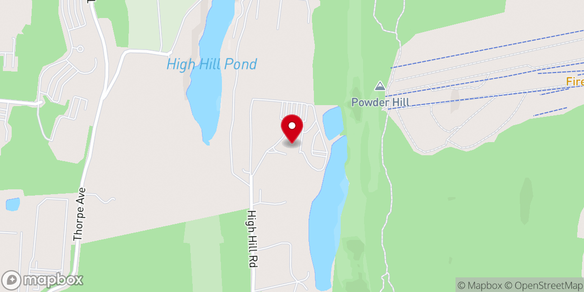 Map showing location of New Life Church CT