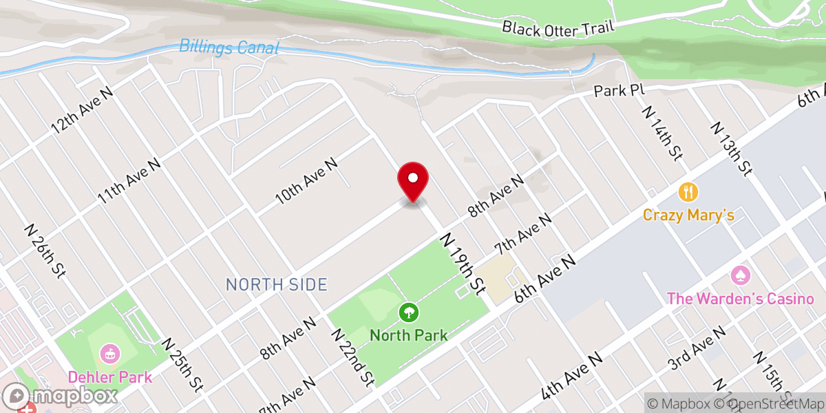 Map showing location of Racers Set Free Church