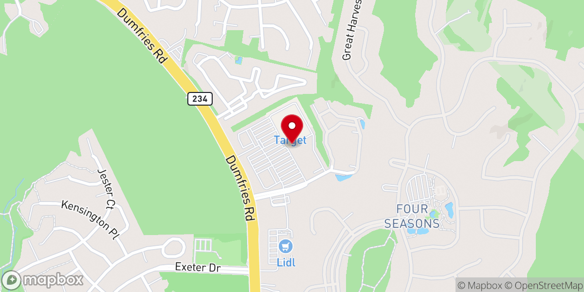 Map showing location of Living Waters Church Inc