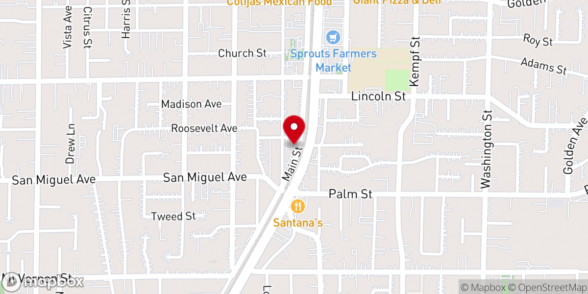 Map showing location of New Beginning Christian Assembly Church