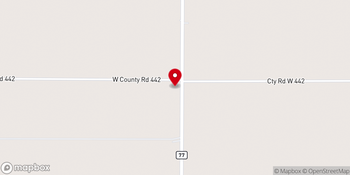 Map showing location of Blackwater Baptist Church