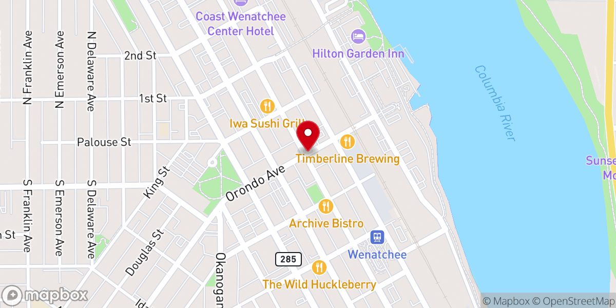 Map showing location of Good Samaritan Ministries