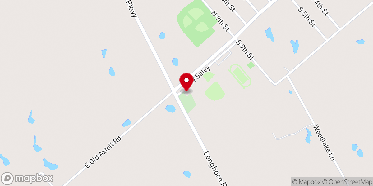 Map showing location of Hopewell Missionary Baptist Church