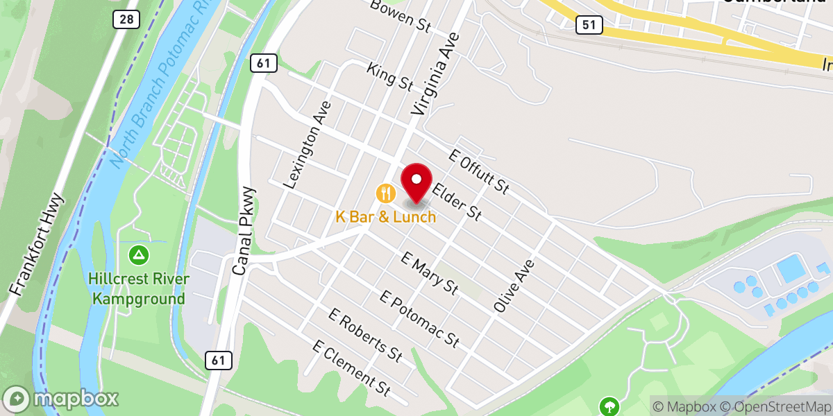 Map showing location of Emmanuel United Methodist