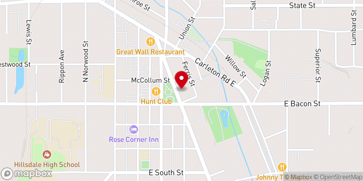 Map showing location of Saint Anthony Family Center - Food Pantry