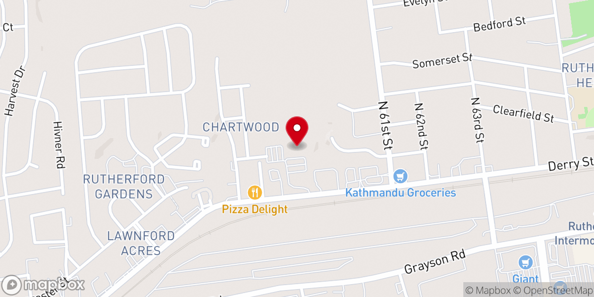 Map showing location of Shiloh Church of God in Christ