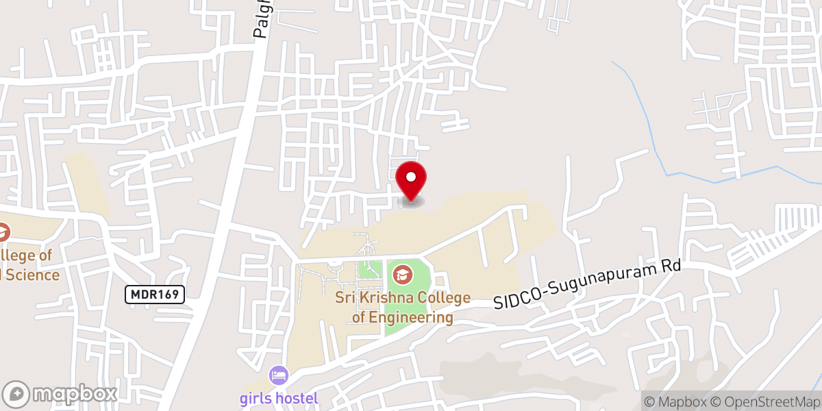 Map showing location of St. George Orthodox Church