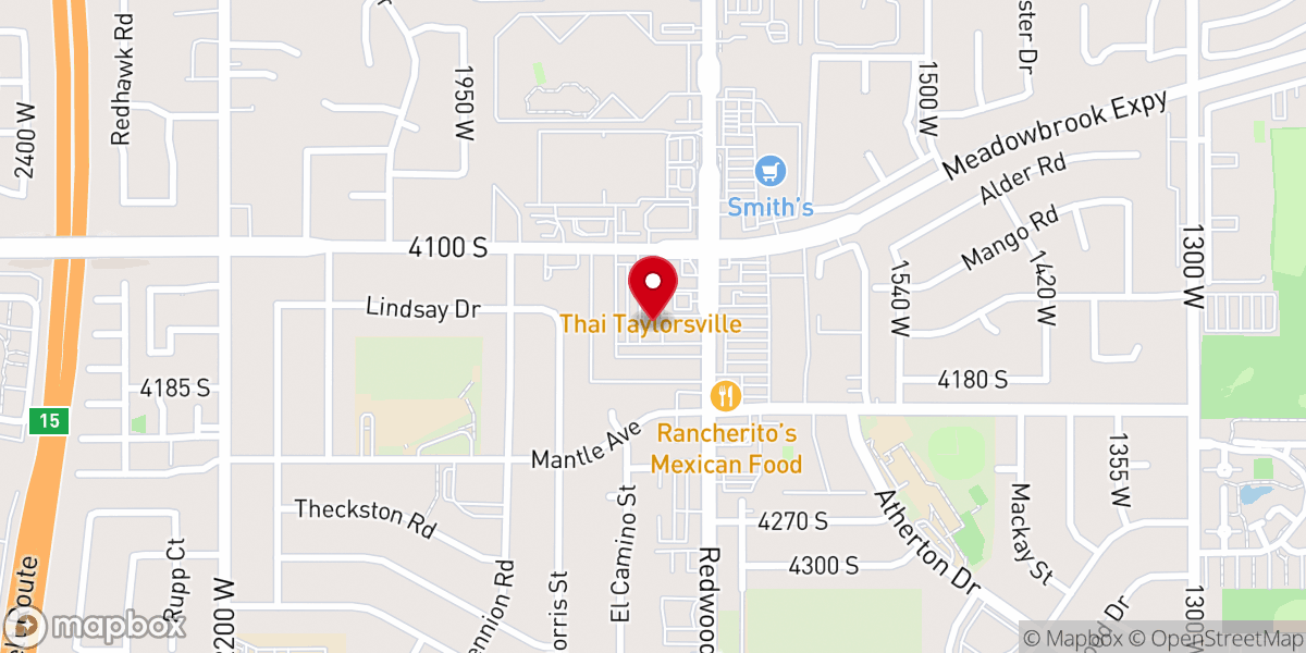 Map showing location of Oasis Vineyard Church